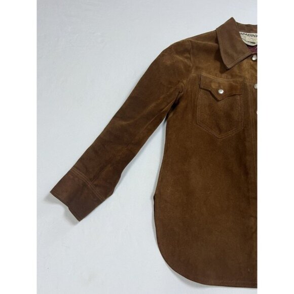 Vintage‎ Suede Jacket Woodstock California 70s Leather | Brown | Women's Small - Picture 6 of 16